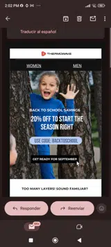 Backtoschool coupon verification screenshot