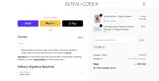GINA coupon verification screenshot