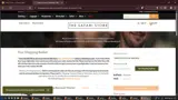 The Safari Store coupon verification screenshot