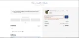 The Salty Babe coupon verification screenshot