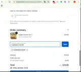 SUMMERCOOKUP coupon verification screenshot