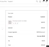 tguasha coupon verification screenshot