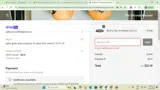 WELCOME10 coupon verification screenshot