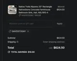 SAVE10TODAY coupon verification screenshot