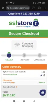 SECURE2026DISC coupon verification screenshot
