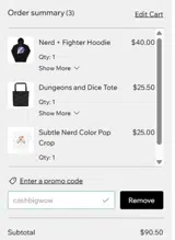 CASHBIGWOW coupon verification screenshot
