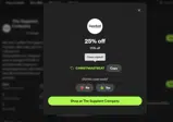 CHRISTMASTREAT coupon verification screenshot