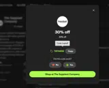 TRYUS35 coupon verification screenshot