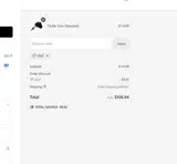 SALE coupon verification screenshot