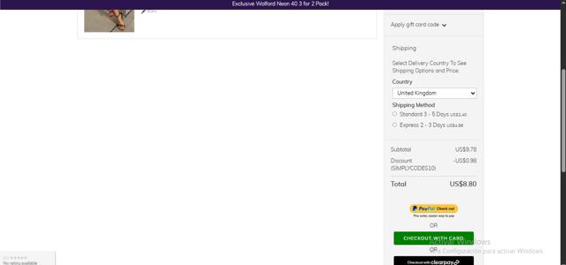 The Tight Spot checkout page showing The Tight Spot discount code box | Screenshot taken by SimplyCodes community member on Jun 20, 2025