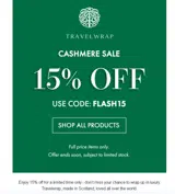 flash15 coupon verification screenshot