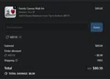 ART10 coupon verification screenshot