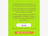 fresh25 coupon verification screenshot