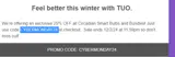 CYBERMONDAY24 coupon verification screenshot