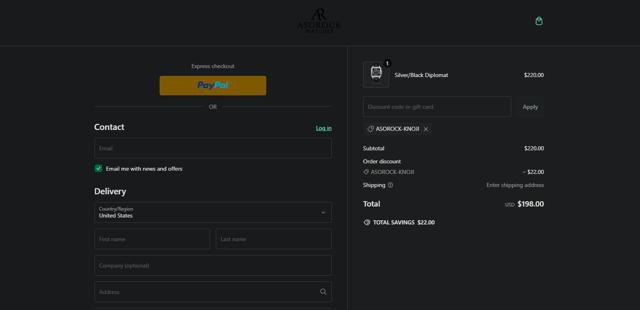 The Upside Apparel checkout page showing The Upside Apparel promo code box | Screenshot taken by SimplyCodes community member on Jan 30, 2025