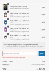 MAYSAVE7 coupon verification screenshot