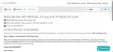 The Vacation Company coupon verification screenshot