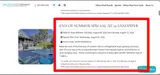 The Vacation Company coupon verification screenshot