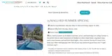 The Vacation Company coupon verification screenshot