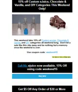 The Vape Mall coupon verification screenshot