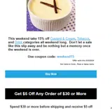The Vape Mall coupon verification screenshot