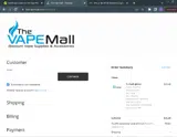 The Vape Mall coupon verification screenshot