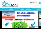 The Vape Mall coupon verification screenshot