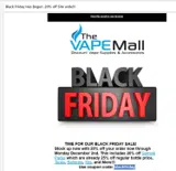 The Vape Mall coupon verification screenshot