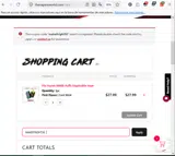 The Vapers World coupon verification screenshot