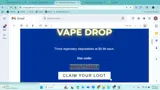 The Vapor Shoppe USA coupon verification screenshot