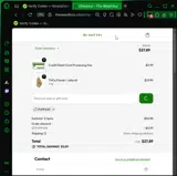 The Weed Box coupon verification screenshot