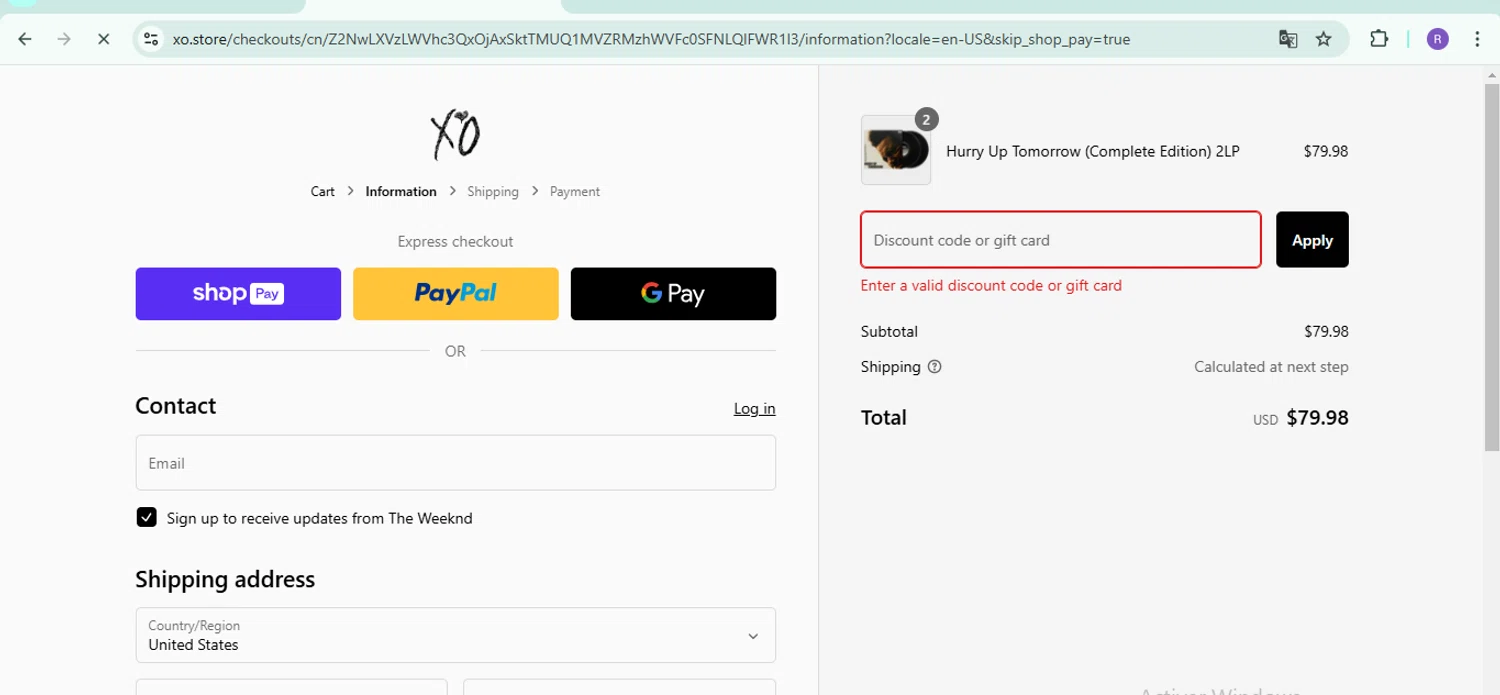 XO Store promo code screenshot showing code SUMMER25 applied at XO Store checkout page. Uploaded by SimplyCodes community member ShrewdTiger1887 on Feb 10, 2025