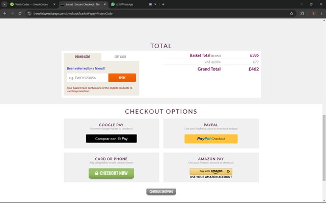 The Whisky Exchange Promo Code (3 Verified) - 10% Off May 2025