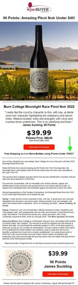 PINOT coupon verification screenshot