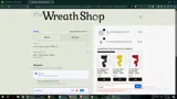 The Wreath Shop coupon verification screenshot