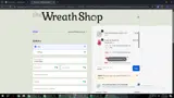 The Wreath Shop coupon verification screenshot