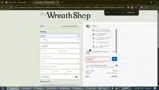 The Wreath Shop coupon verification screenshot