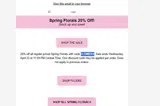 The Wreath Shop coupon verification screenshot