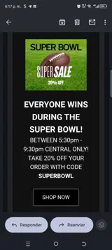 The Wreath Shop coupon verification screenshot