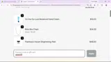 sarah15 coupon verification screenshot