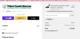 Third Coast Soccer coupon verification screenshot