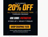 Thirteen Fifty Apparel coupon verification screenshot