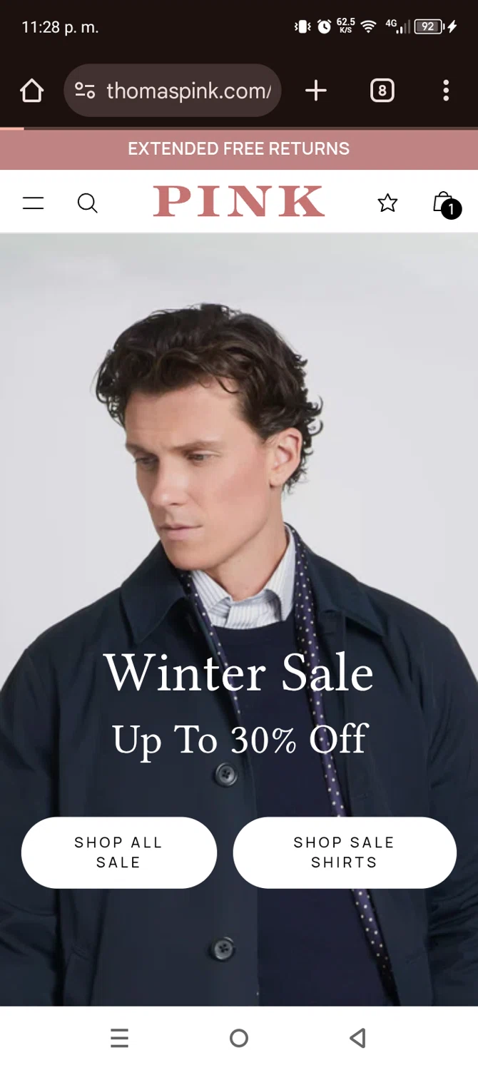 Thomas Pink promo code screenshot showing code 30%Off applied at Thomas Pink checkout page. Uploaded by SimplyCodes community member coder_luis on Dec 22, 2025