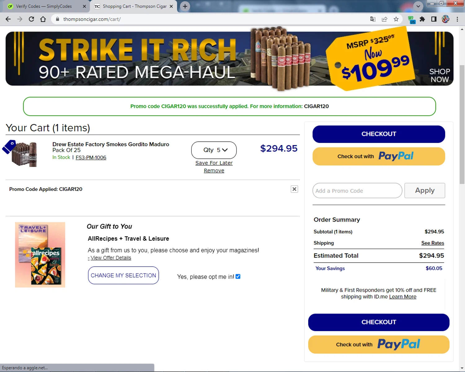 Thompson Cigar Promo Codes 25 Off May 2024