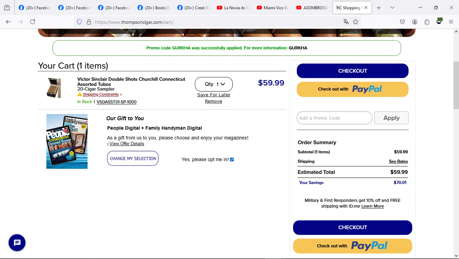 Thompson Cigar Promo Codes 15 Off Coupons in August 2024 SimplyCodes