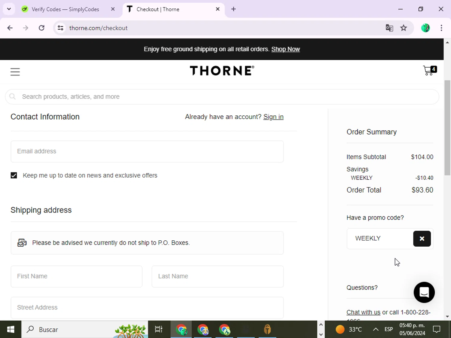 Thorne Promo Codes 10 Off Coupon Codes in August 2024 SimplyCodes