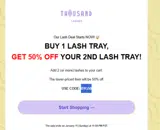 B1G50 coupon verification screenshot