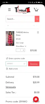 20YIWO coupon verification screenshot
