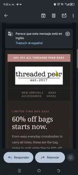 Bags coupon verification screenshot