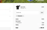 THREADSED10 coupon verification screenshot